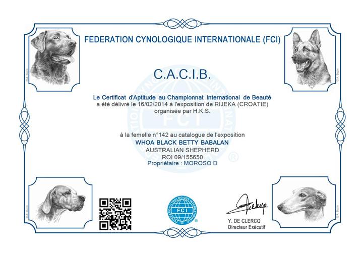 CACIB BETTY