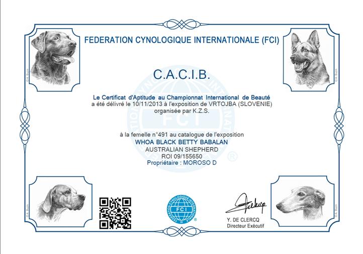 CACIB BETTY 2