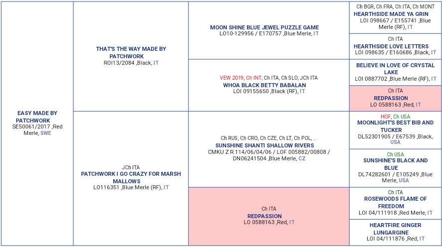 Bennie's Pedigree
