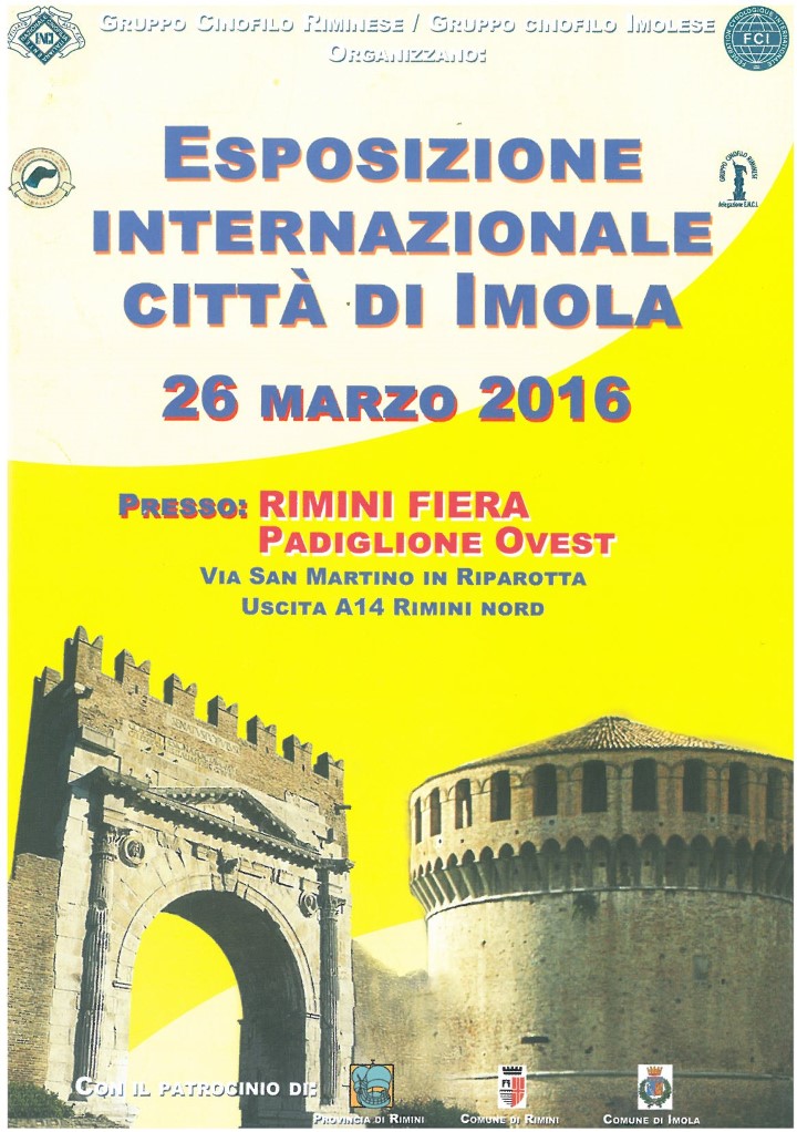 catalogo Imola 2016